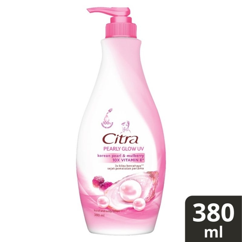 CITRA Pearly Glow UV Hand &amp; Body Lotion 380ml