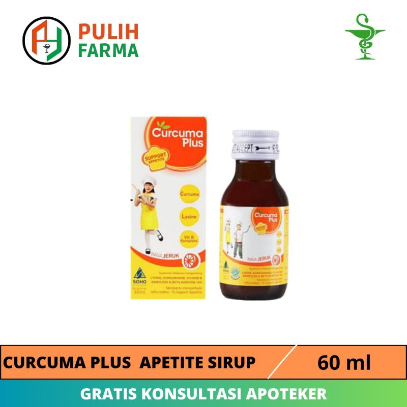 Curcuma Plus Sirup 60 ML | Suplemen kesehatan anak | Multivitamin anak