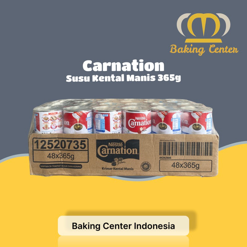 

Carnation Susu Kental Manis 48x365gr
