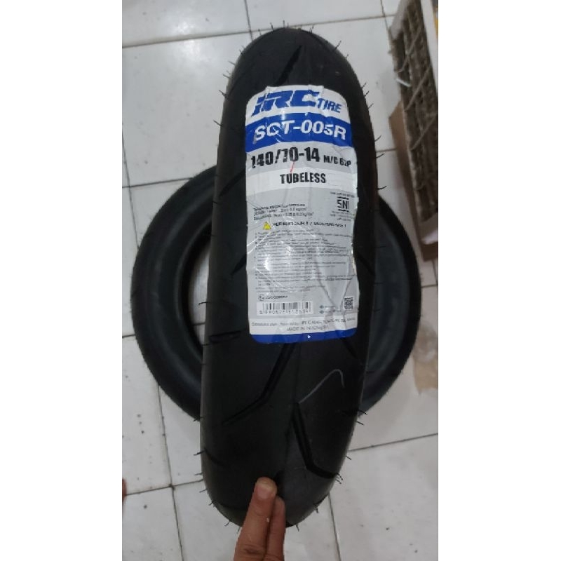 Ban Belakang Aerox 155 IRC 140/70-14 TUBELESS TUBLES BARU DAN ORIGINAL