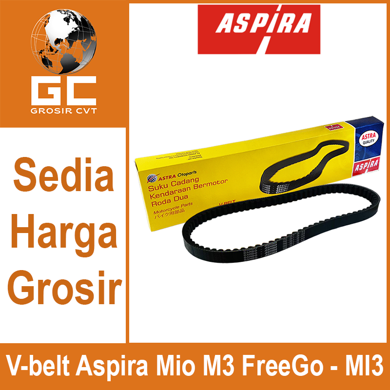 Aspira Vanbelt V Belt Van belt Fanbelt Yamaha Mio M3 Z S Freego YH-E7641-MI3-1200