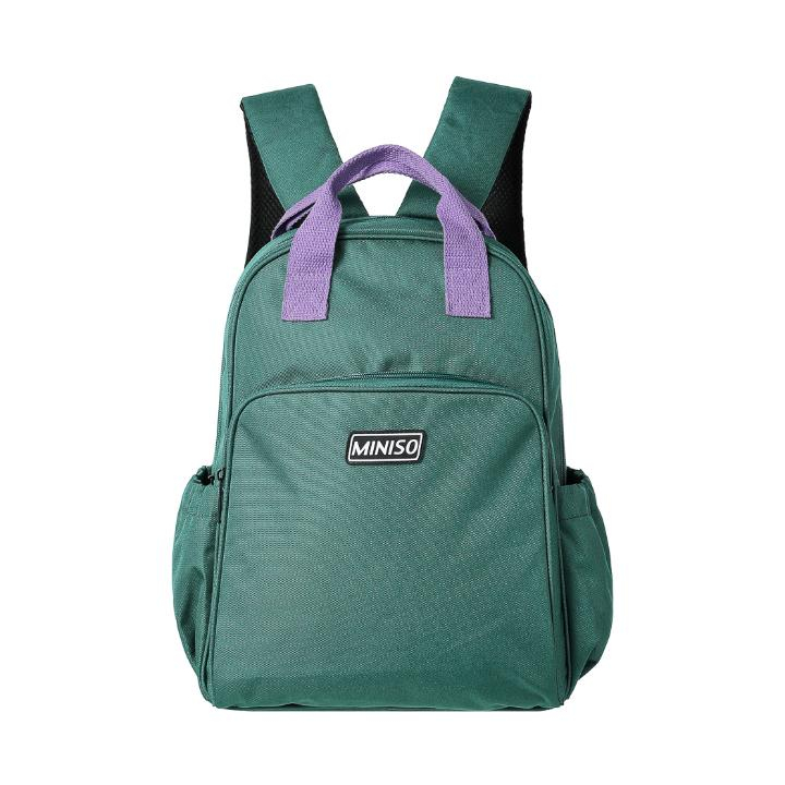 MINISO Childhood color blocking backpack/ Tas punggung/ Ransel/miniso