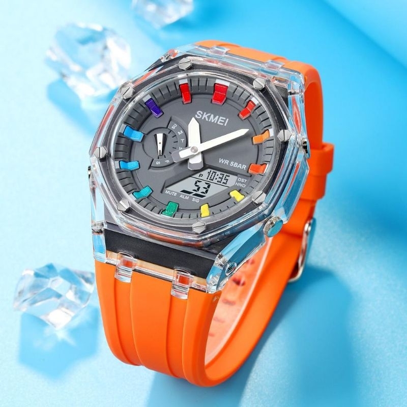 JAM TANGAN SKMEI 2100 DOUBLE TIME ORIGINAL GARANSI