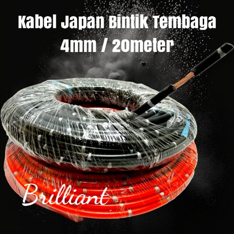 RX Kabel Otomotive Bintik Japan Tembaga - 4mm / 20meter
