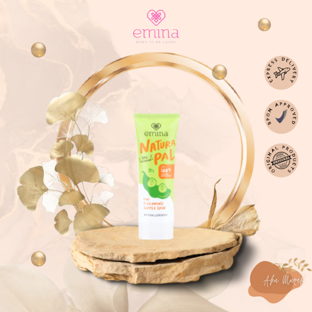 ✨ AKU MURAH ✨ Emina Natura Pal Gel Moisturizer 20 ML / Pelembab Wajah 0% Alcohol [BPOM]