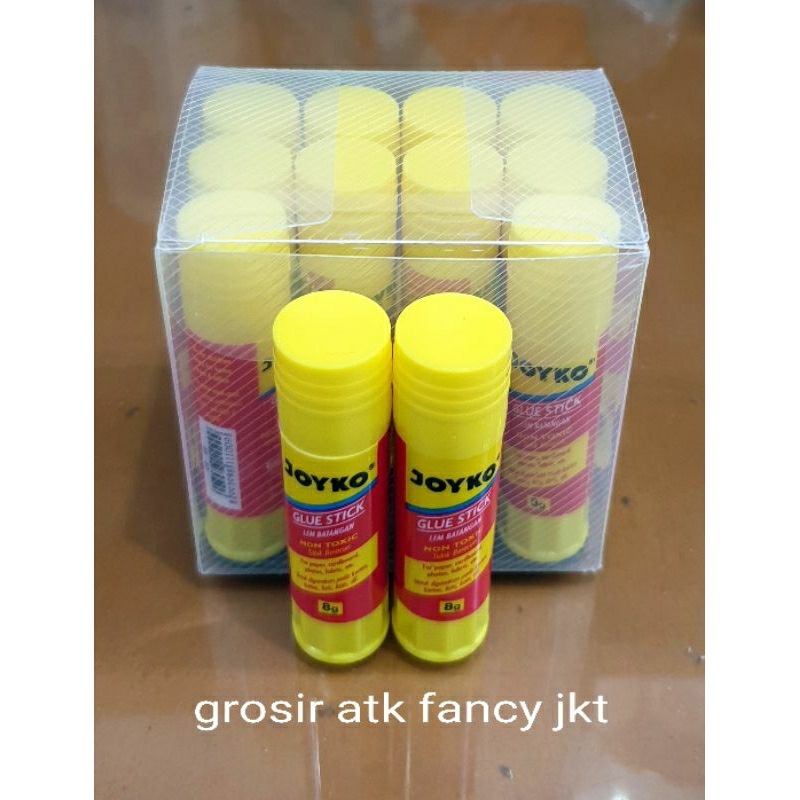 

( 12 buah ) GS09 Lem Kertas Glue Stick Joyko 8 gr GS-09 Kecil