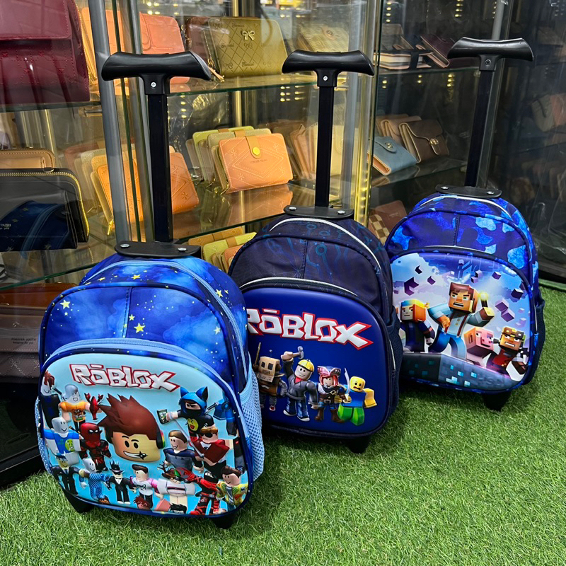 Ransel Troli Anak Paud TK 3D Glossy HSD-12810-1