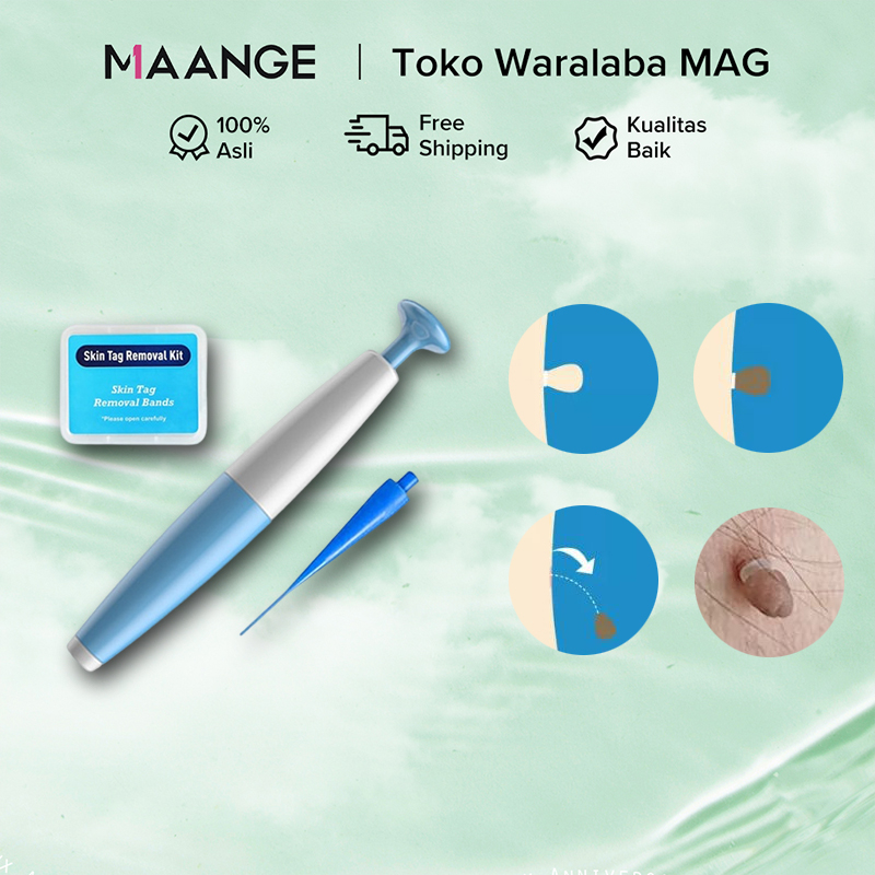 MAANGE Kit Penghilang Tag Kulit 2 in 1 Otomatis Perangkat Penghilang Tag Kulit Mikro Penghapus Kutil Noda Tahi Lalat Dewasa Set Perawatan Wajah Pena Perawatan Kulit Skin Tag Mole Removal Kit 1333
