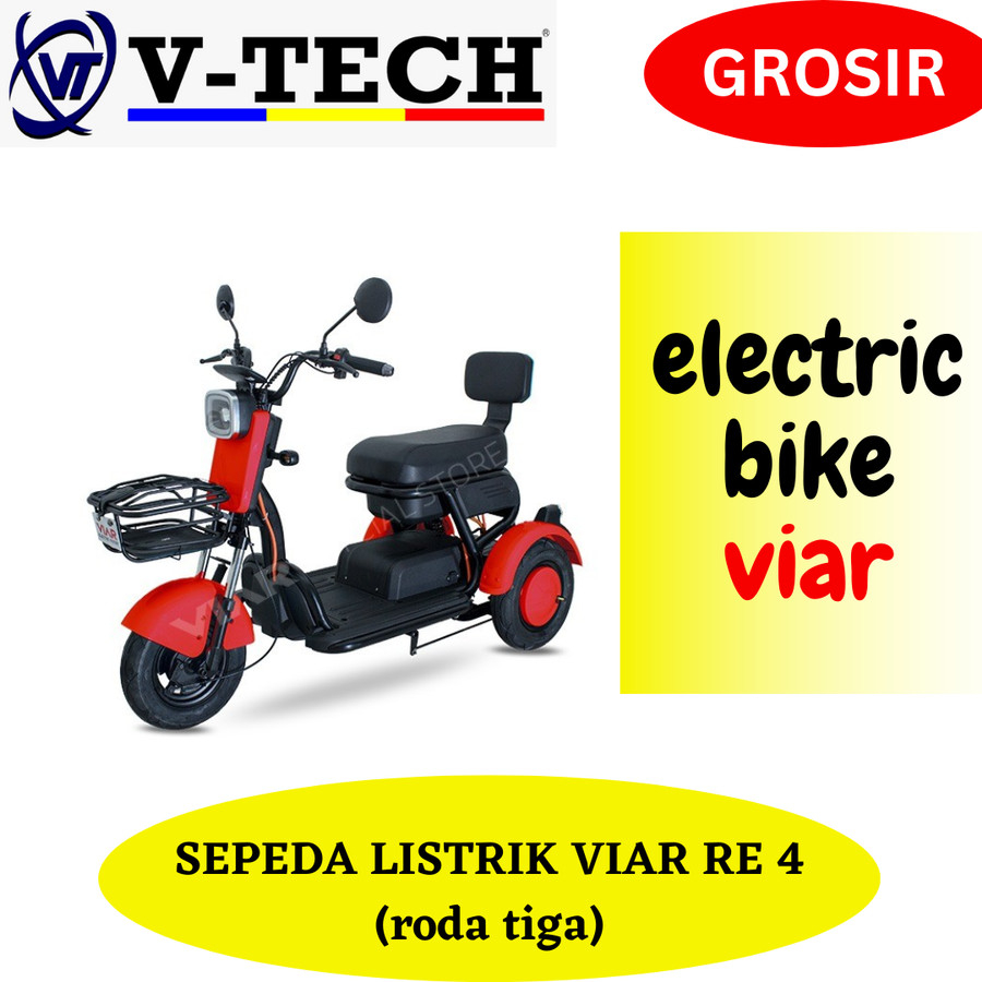 SEPEDA LISTRIK VIAR RE 4 (roda3)