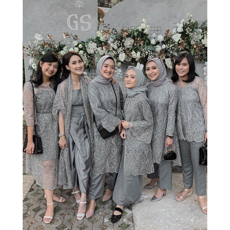 Paket Bridesmaid Tile dan Satin / Paket Seragaman Bridesmaid / Baju Nikah / Baju Wisuda/ Seragaman Keluarga / Bahan Satin / Bahan Polosan / Bahan Tile / Kain Satin / Kain tile / bahan tile