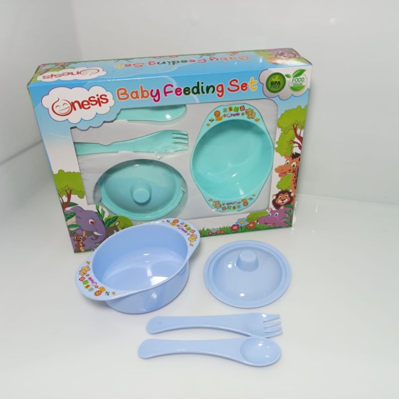 TEMPAT MAKAN BABY FEEDING SET ONESIS / HAMPERS BAYI
