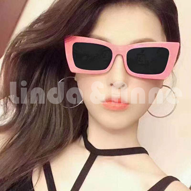 Kacamata Hitam Cat Eye Besar Sunglasses Kekinian  Unisex Pria dan Wanita Trendy Fasion Import