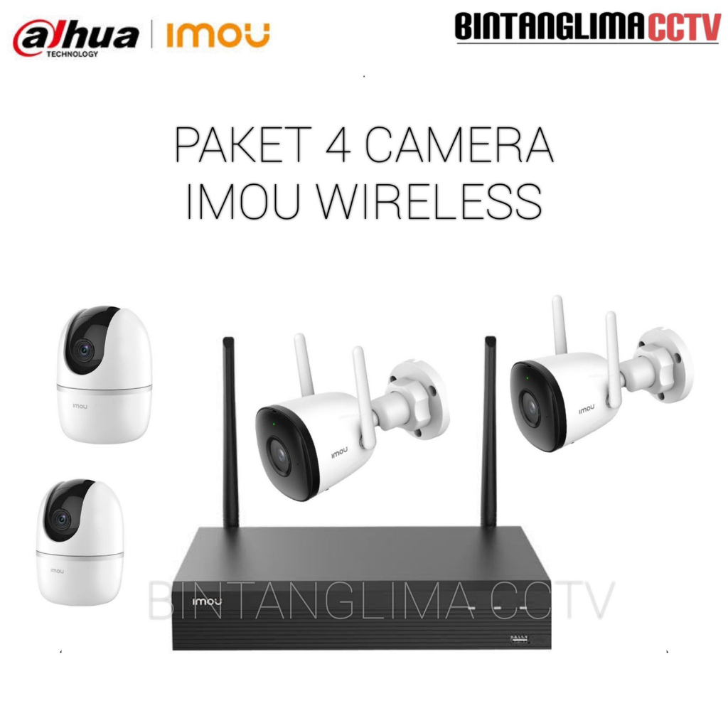 PAKET CCTV WIRELESS IMOU 4 KAMERA