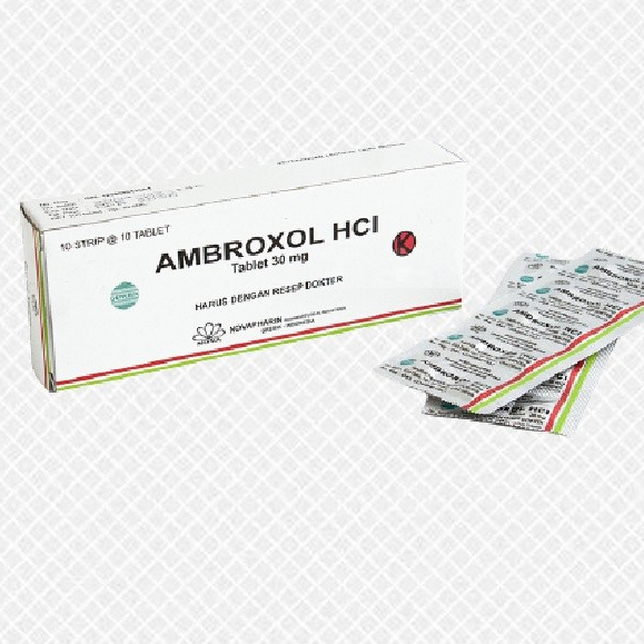 AMBROXOL 30MG 1 STRIP 10 TABLET