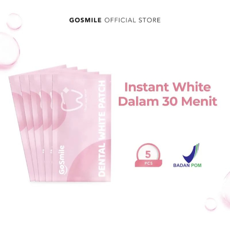 Go Smile Dental White Patch - Untuk Mencerahkan Gigi seperti Bleacing dengan Glycerin Menthol dan PV