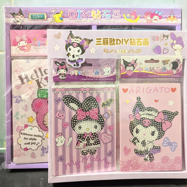 PAKET USAHA 20 PCS STIKER DIAMOND VIRAL MANIK SANRIO