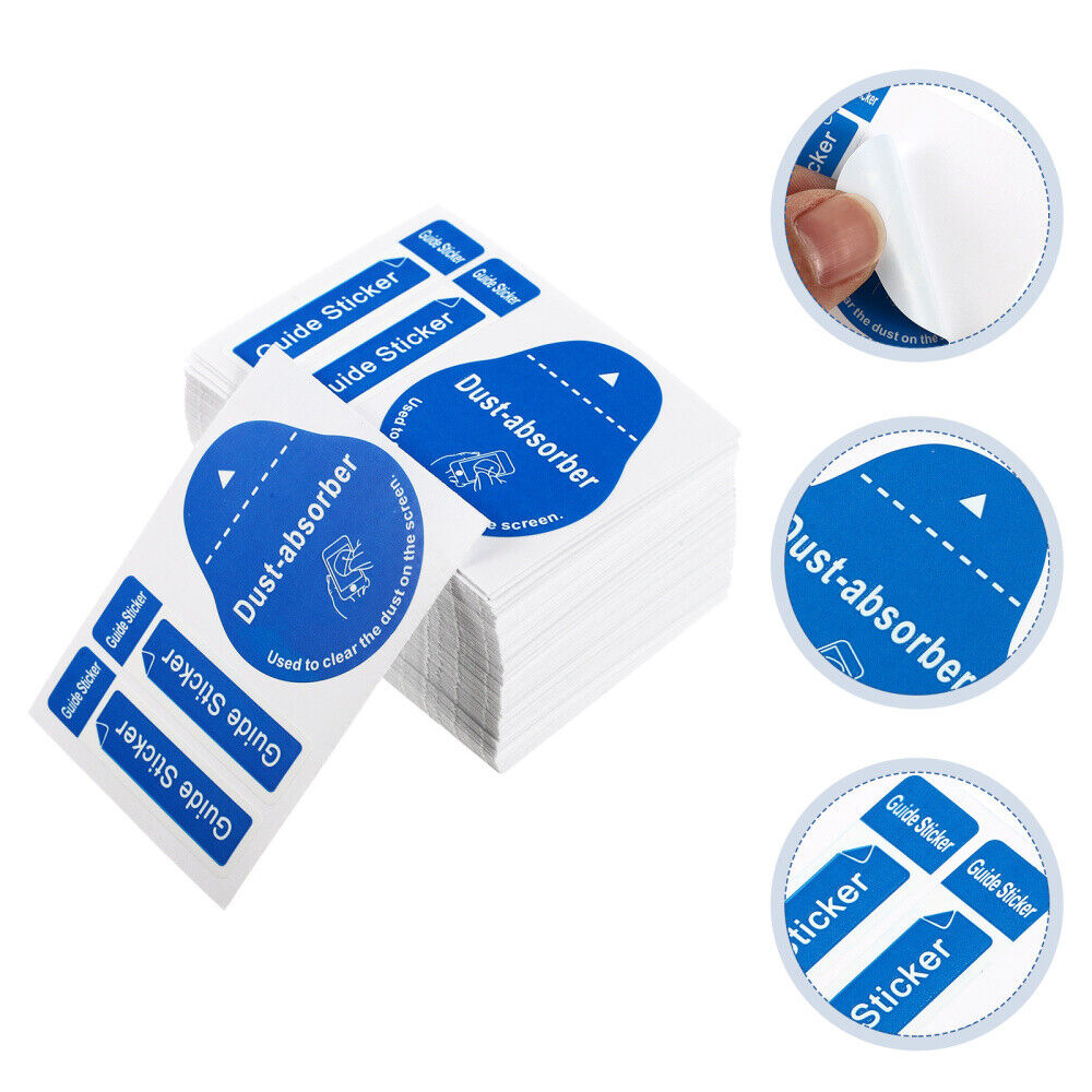 Guide Sticker Dust - Absorber Remover Alat Buat Pemasangan Tempered Glass / Pembersih Debu / Used To Clear The Dust on The Screen Protector Lem Tempel Tempelan Stiker Pengangkat Kotoran Pembersih Cap Jari HP/ Anti Cap Fingerprint Laya HP Kamera Camera