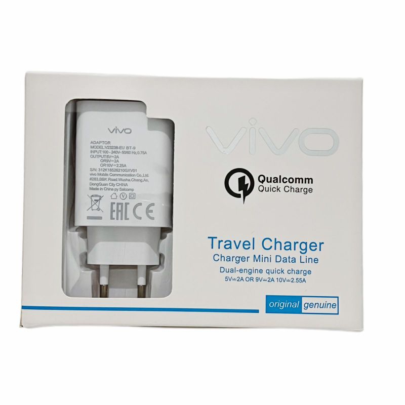 CHARGER VIVO V2323C-EU FAST CHARGING 2A KABEL MICRO USB