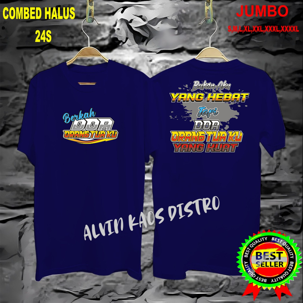 Terviral Kaos DTF db doa orangtuaku yg kuat KAOS MURAH  Kaos Putih Hitam Kaos Terlaris