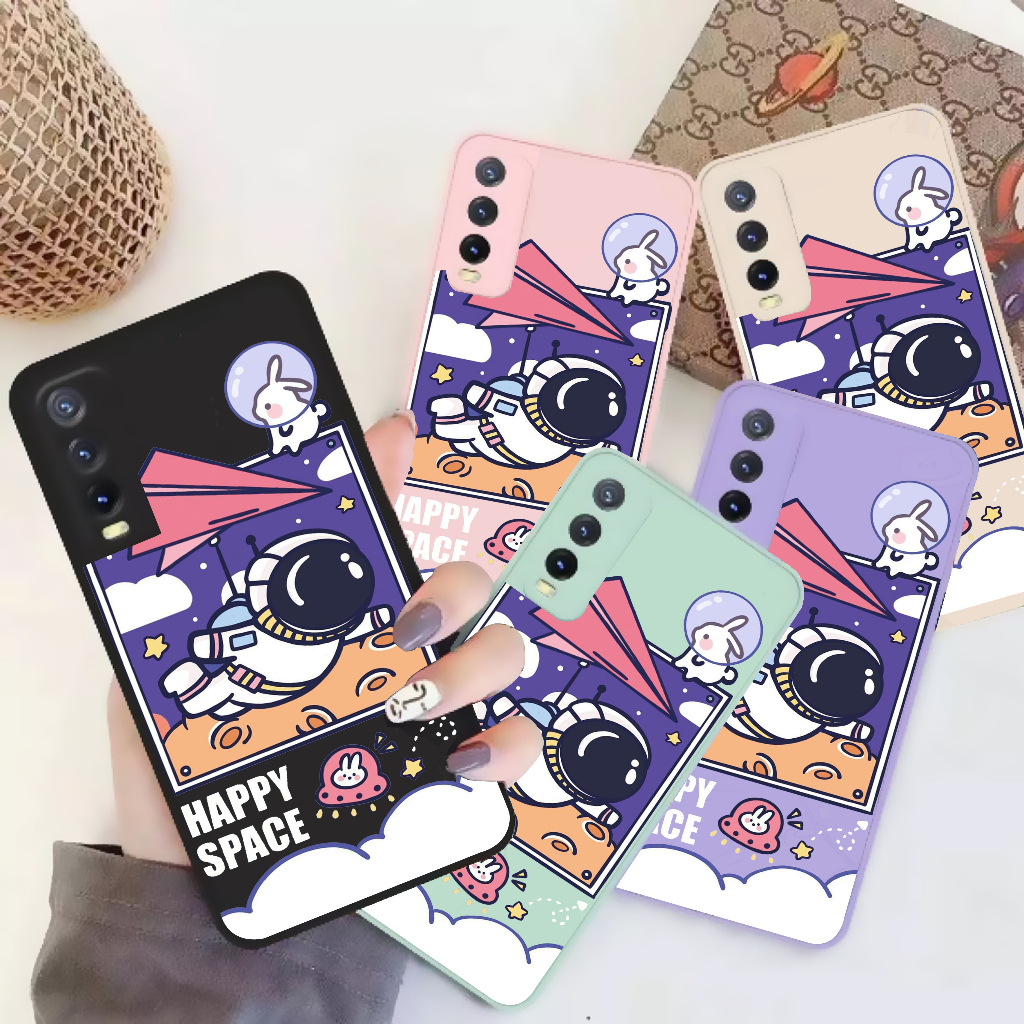 JAVA CASE SAMSUNG A03 CORE / A03S / A04 / A04E NEW CASE MACARON HAPPY SPACE