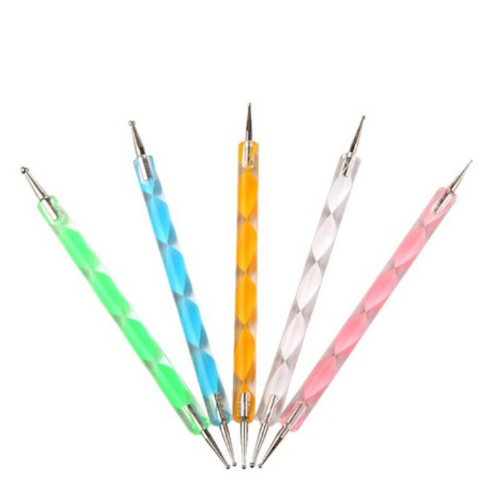 A584 NAIL DOTTING PEN art dual end dott rhinestone rhine stone gem jewelry beads sequins alat mesin manicure pedicure meni pedi salon perawatan tangan kaki kuku kecantikan kutek gel kuteks titik acrylic uv polish painting paint