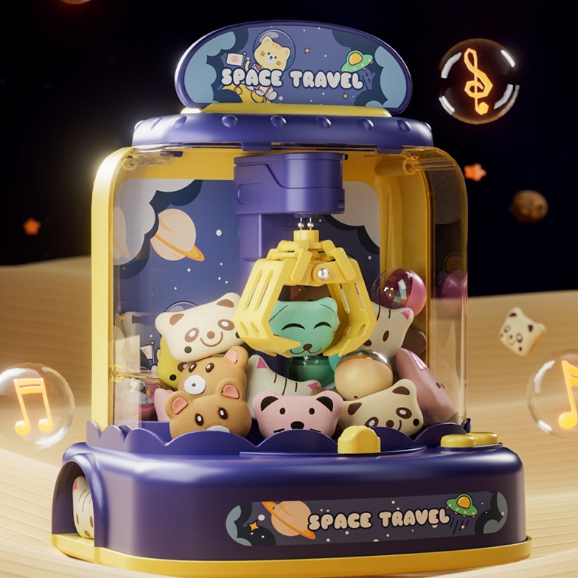 MAINAN MESIN CAPIT MINI BONEKA SPACE TRAVEL CITY