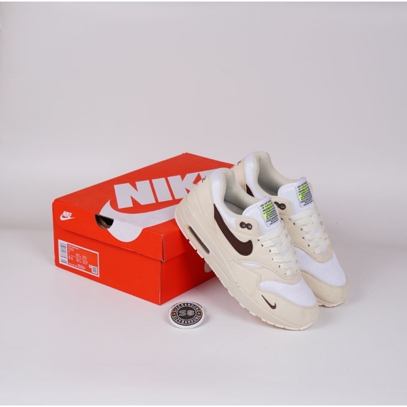 Sepatu Nike Air Max 1 Ironstone Beige White