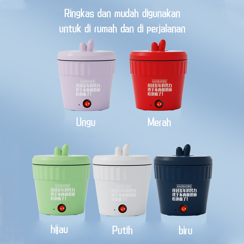 SYH Mall Panci Listrik Serbaguna 1.1L / Electric Cooking Pot / Panci Listrik Multifunctional-Daya rendah