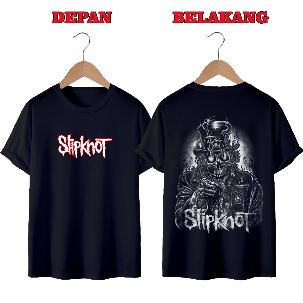 KAOS DISTRO UNISEX PRIA DAN WANITA TERBARU,SLIPKNOT