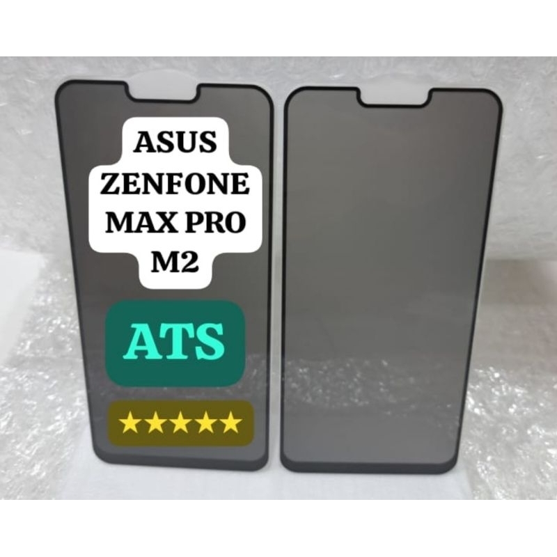 Tg Tempered Glass Full Kaca Privacy Anti-Spy Tg Asus Zenfone Max Pro M2 , Barang Ready 50 Tipe, Silakan Langsung Di Pesan Aja, Tempered Glass Privacy Anti-Spy Physical Rein Forcement Technology No Broken Edge Tg Spy Anti Peeping ScreenProtector Hitam Spy