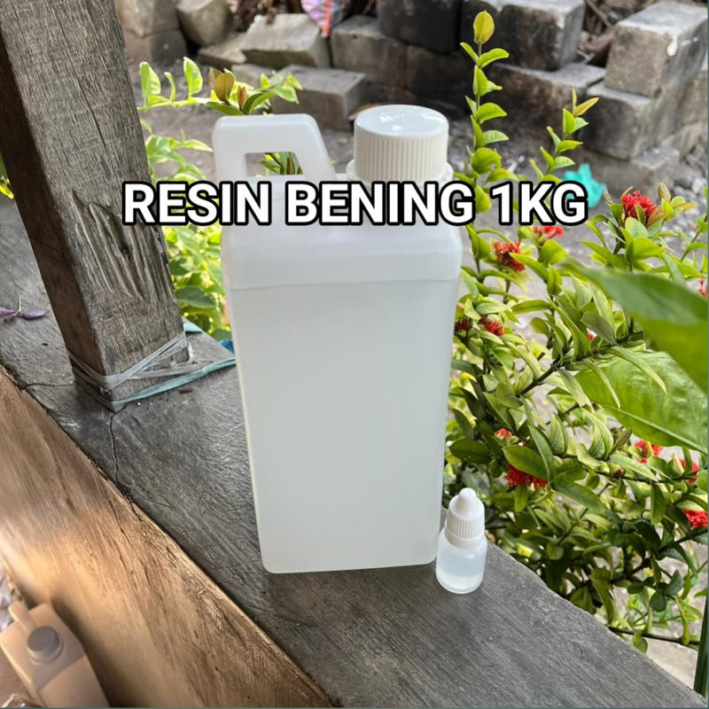 Resin bening 1kg + katalis