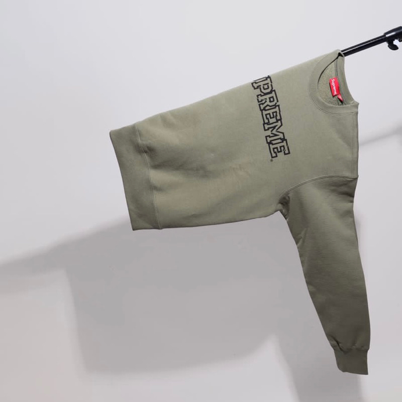 Sup. Shattered Crewneck Light Olive