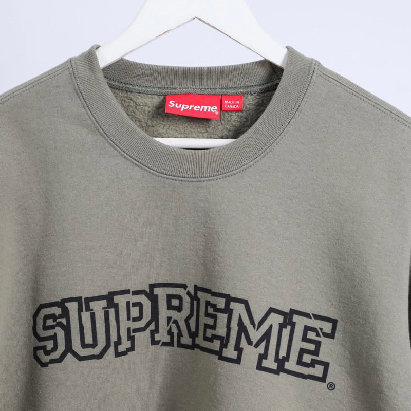 Sup. Shattered Crewneck Light Olive