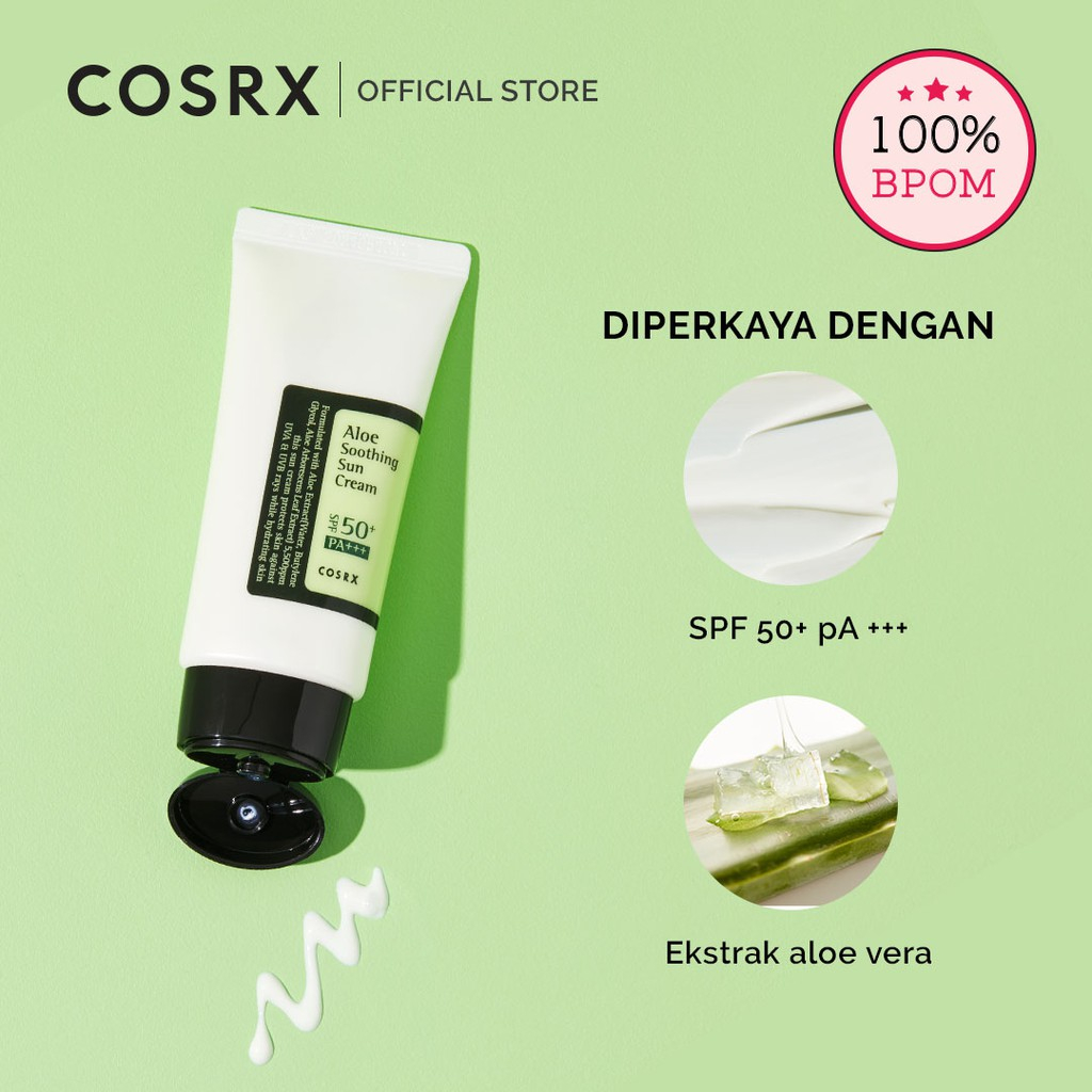 COSRX Aloe Soothing Sun Cream SPF50+/ PA+++ 50ML COSRX Sunscreen