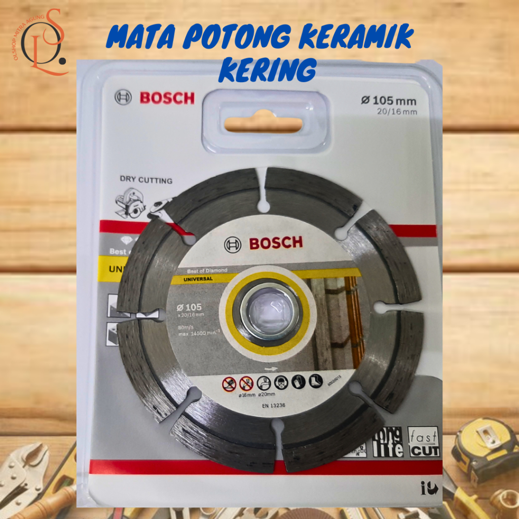 OLS Mata Potong Keramik BS 2 TIPE Diamond Wheel Mata Gerinda KERING DAN BASAH