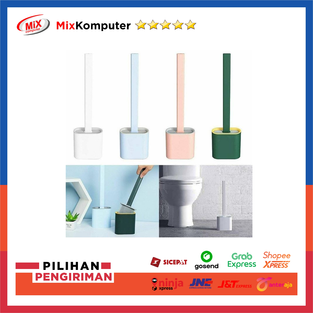 Sikat Kamar Mandi Toilet Silikon