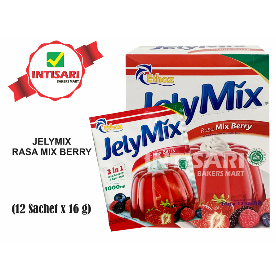 

JELYMIX RASA MIX BERRY 12 SACHET x 16 G