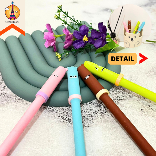 

Pulpen Gel Beruang Fullbody Coklat Pink Biru Hijau Tinta Hitam 0,38mm Tersedia Refill Pen Gel Stationery For School Alat Tulis Kantor Sekolah Ready Grosir Kado Ulang Tahun READY COD