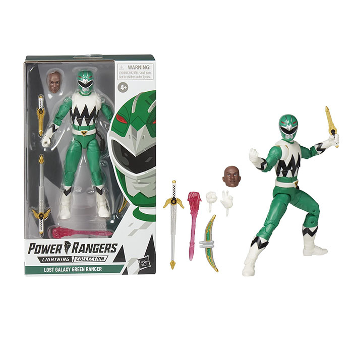 Power Rangers Lightning Collection Lost Galaxy Green Ranger Hasbro