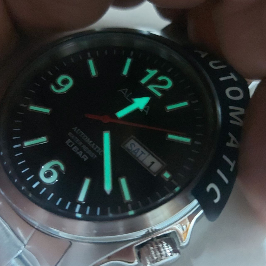 Alba Automatic AL4407X1 Green Dial - Jam Tangan Pria AL4407