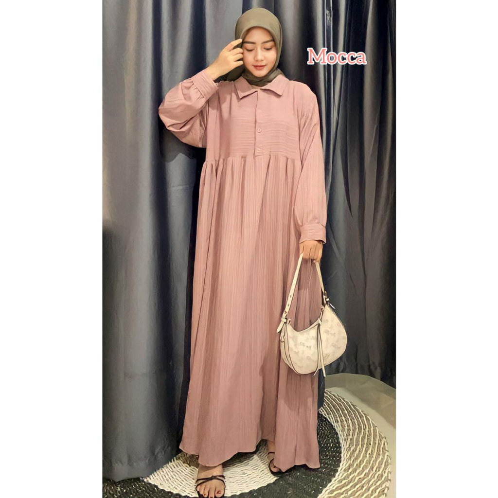 Inara Dress/Gamis Ladycrush Busui Friendly