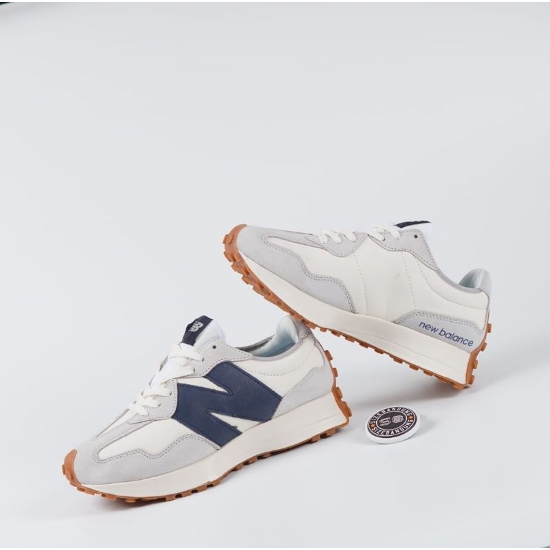 Sepatu New Balance 327 White Navy