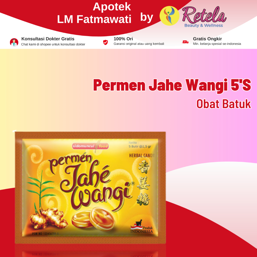 

PERMEN JAHE WANGI 5 X 2.5GR