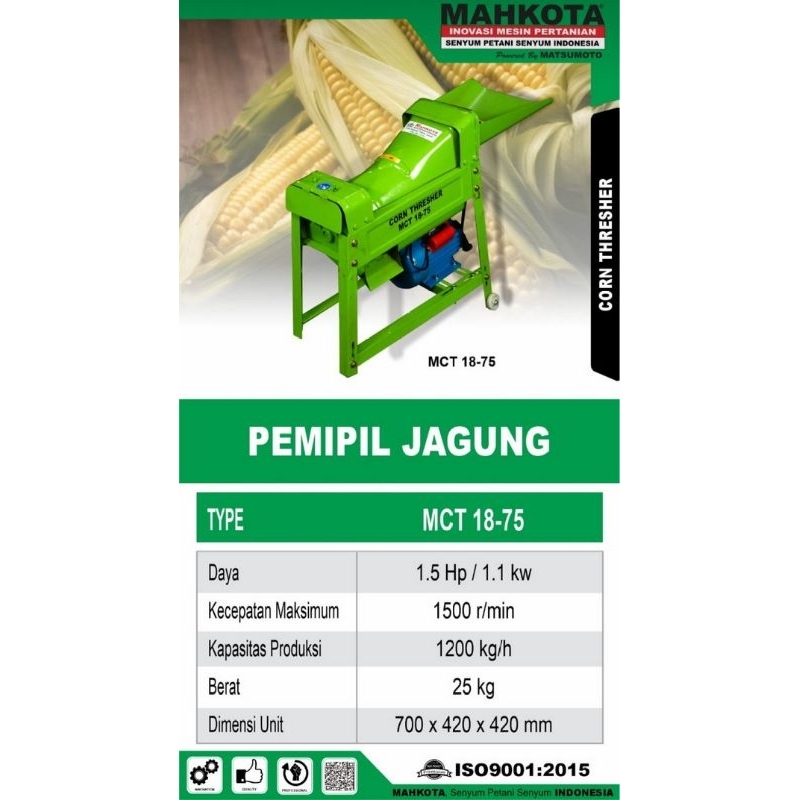 PEMIPIL JAGUNG MAHKOTA MCT18-75