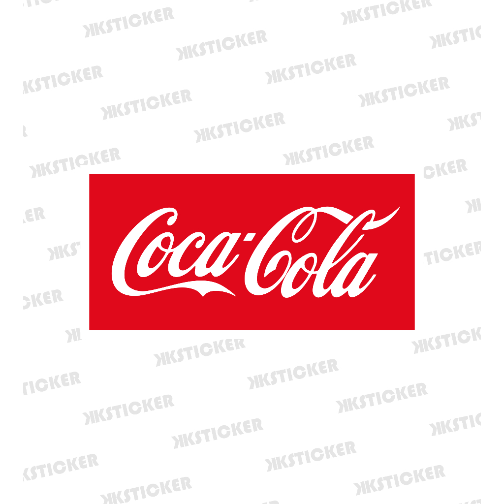 

Sticker Coca Cola | Stiker Vinyl Anti air + Laminasi