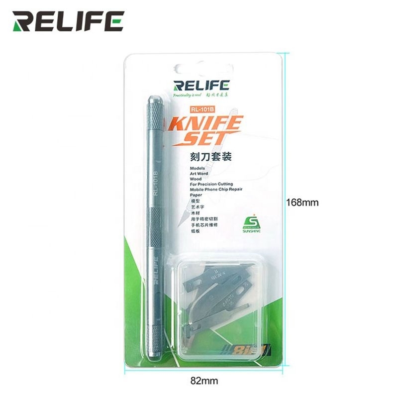 KNIFE SET RELIFE RL-101B (8in1) PISAU IC RELIFE