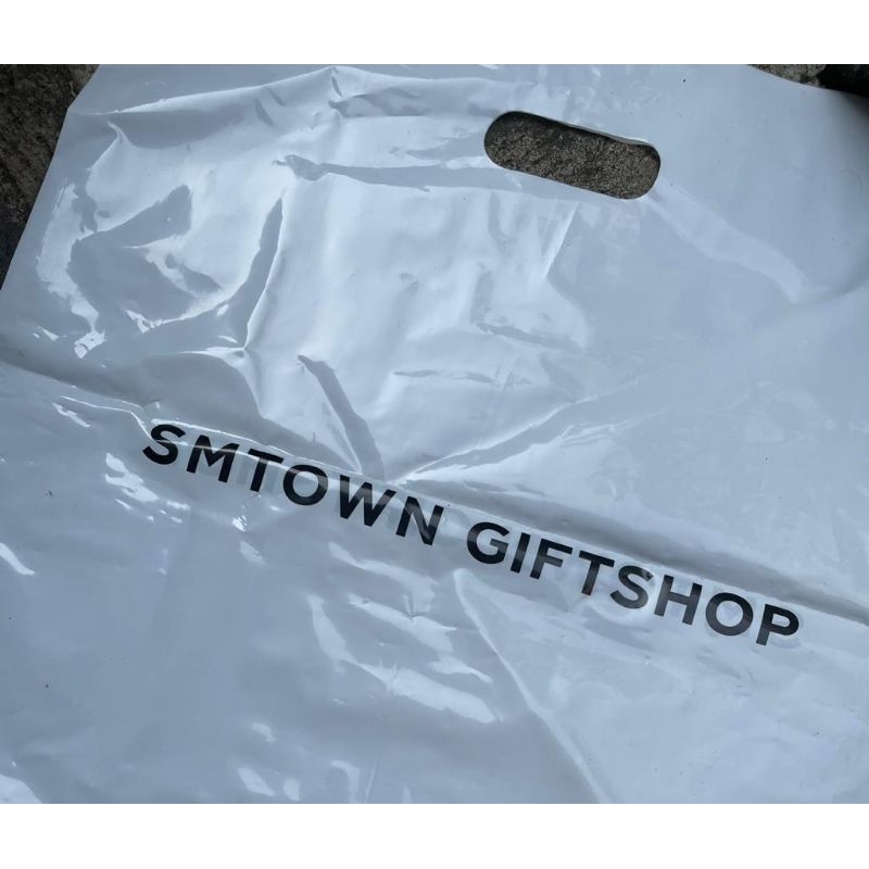 Kantong Plastik Kantong Kresek SMTOWN Gift Shop Shopping Bag Tas Belanja EXO NCT AESPA NCT127 Kwangy
