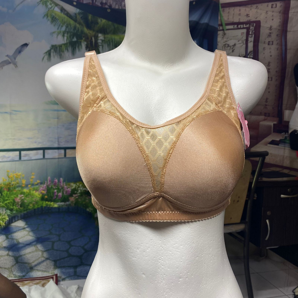 Bra / Bh Wanita 3368 Busa Tipis Tidak Ada Kawat Import