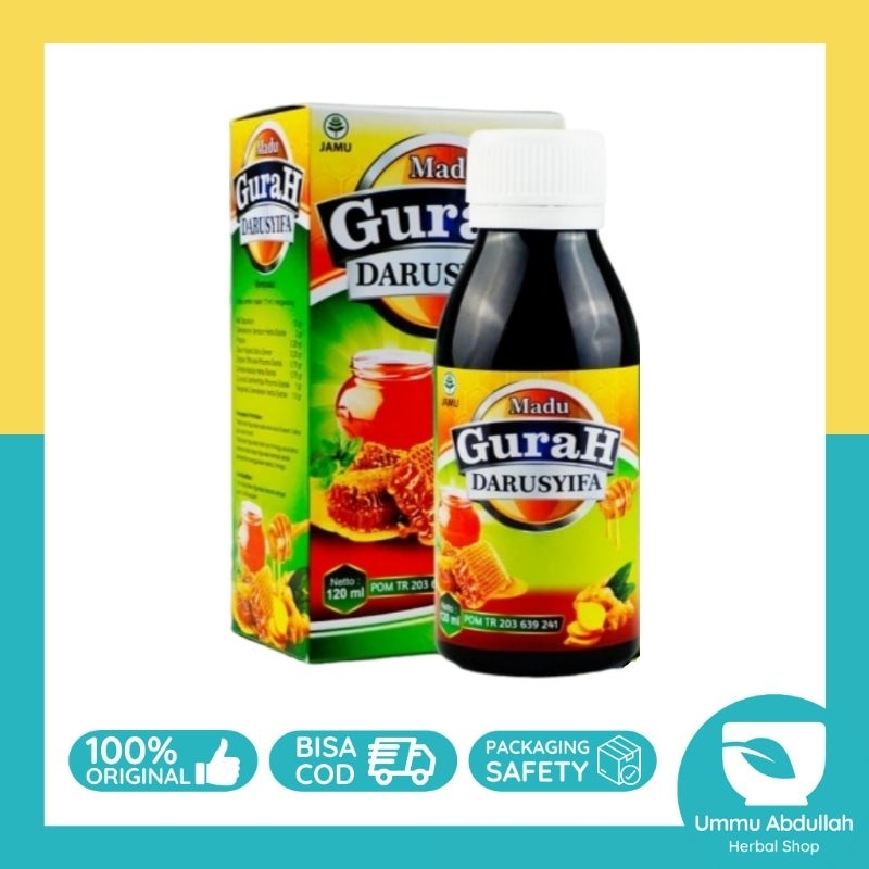 Madu Gurah Flu dan Batuk Plus Daun Saga Darusyifa