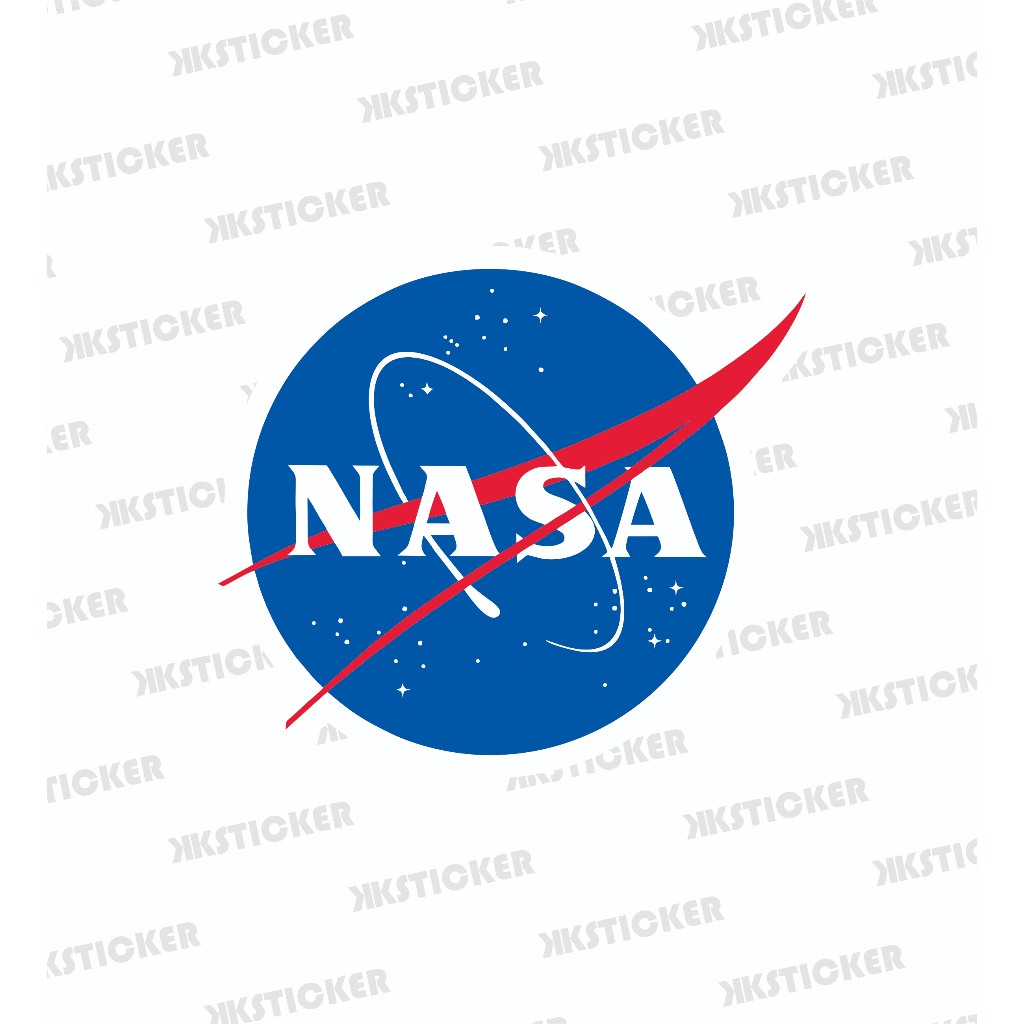 

Sticker NASA | Stiker Vinyl Anti air + Laminasi